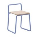 Mėlynos spalvos iš metalo vaikiška kėdė Tinn – Kave Home