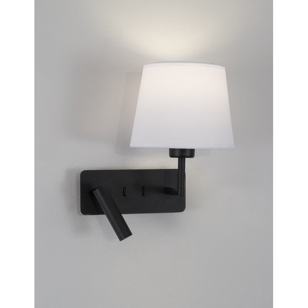 Baltos spalvos/matinės juodos spalvos iš aliuminio sieninė lempa su sulankstoma konstrukcija Savona – Nova Luce-image-4