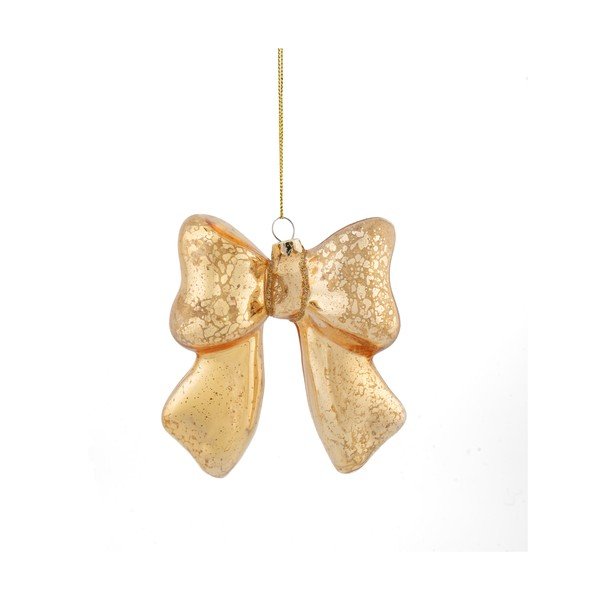 Iš stiklo eglutės papuošimas 3,5 cm Bow – Sass & Belle