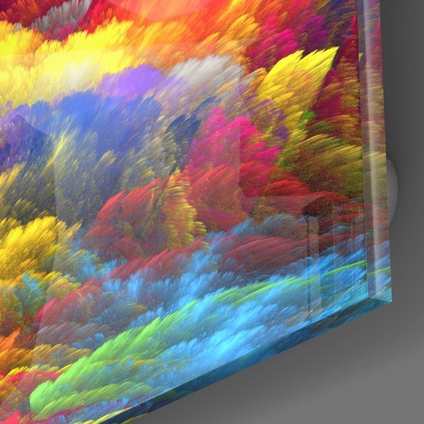Paveikslas ant stiklo Insigne Color Burst, 40 x 40 cm-image-2