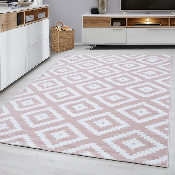 Kilimas šviesiai rožinės spalvos 80x150 cm Plus – Ayyildiz Carpets-image-1