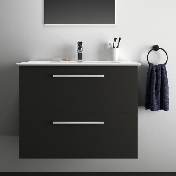 Pakabinama spintelė po kriaukle antracito spalvos 80x63 cm i.Life A – Ideal Standard-image-1