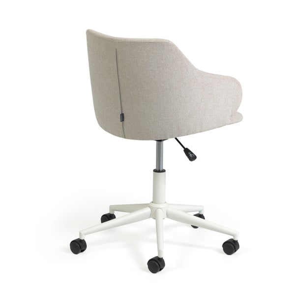 Šviesiai pilka biuro kėdė Kave Home Einara-image-4