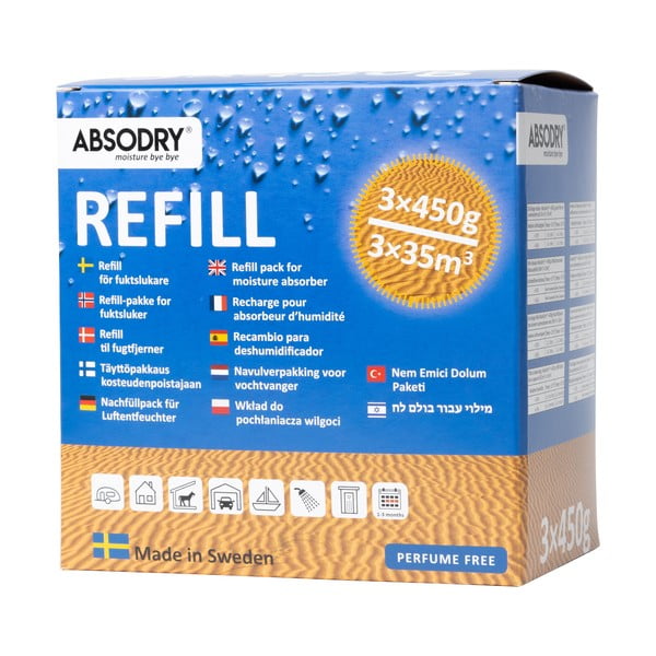 Drėgmę sugeriančios tabletės 3 vnt. Absodry Maxi – Everbrand Sweden