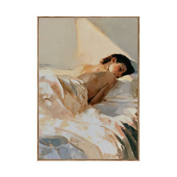 Spausdintas paveikslas su rėmeliu/tapyba ant drobės 70x100 cm Dreamy Rays – Styler