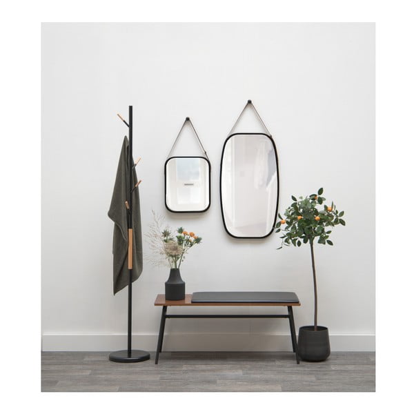 Sieninis veidrodis juodu rėmu PT LIVING Idylic, ilgis 74 cm-image-1