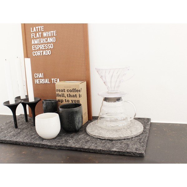 Pilkas veltinio padėkliukas Wooldot Felt Coaster, ⌀ 30 cm-image-2