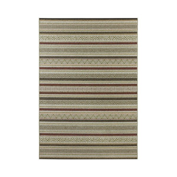 Žalias lauko kilimas Elle Decoration Bloom Rodez, 80 x 150 cm