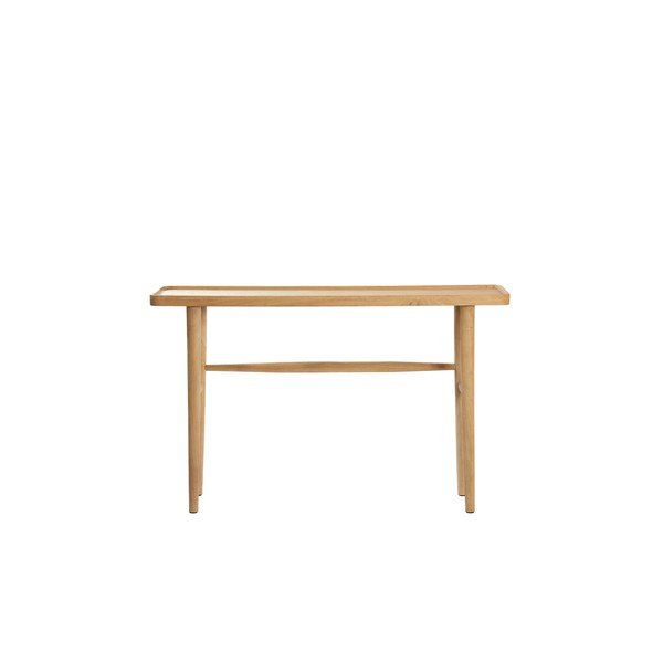 Natūralios spalvos iš mango masyvo konsolinis staliukas 30x120 cm Qiano – Light & Living-image-1