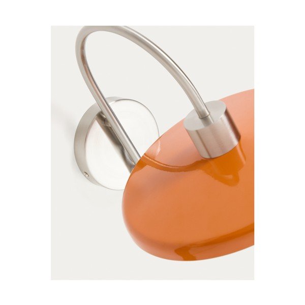Oranžinės spalvos sieninė lempa ø 27 cm Nuvira – Kave Home-image-3