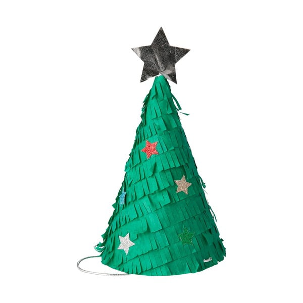 6 vnt. šventinių kepuraičių rinkinys Christmas Tree - Meri Meri