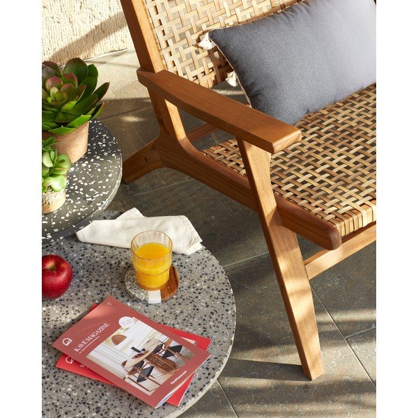 Pilkas šoninis staliukas Kave Home Melano-image-3