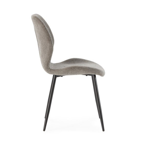 Šviesiai pilkos spalvos iš audinio valgomojo kėdės 4 vnt. Ansu – Marckeric-image-4