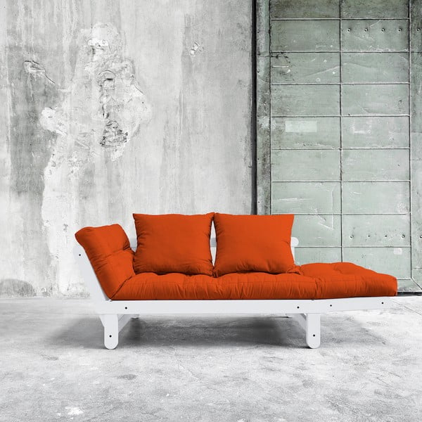 Sofa lova "Karup Beat" balta/apelsininė