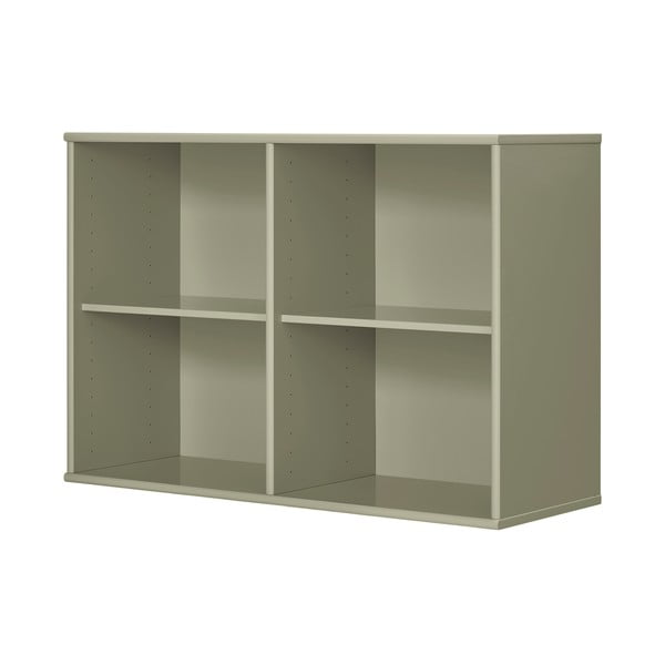 Khaki spalvos pakabinama knygų spinta  89x61x32,5 cm Mistral – Hammel Furniture-image-1