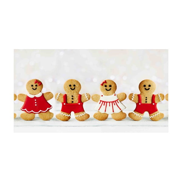 Virtuvės bėgimo takelis "Crido Consulting Happy Gingerbreads", 100 cm ilgio