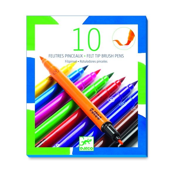 10 dvipusių žymeklių rinkinys Djeco-image-1