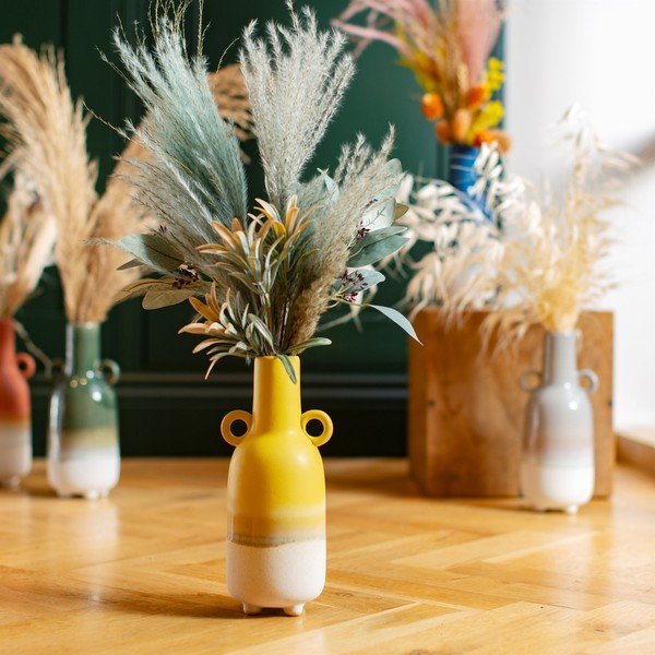 Geltona vaza Sass & Belle Bohemian Home Mojave, aukštis 23 cm-image-1