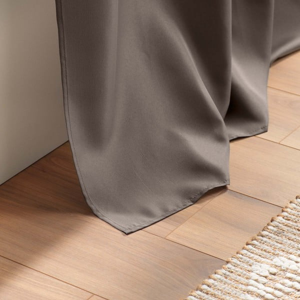 Rudos spalvos užuolaida 140x260 cm Essentiel – douceur d'intérieur-image-3