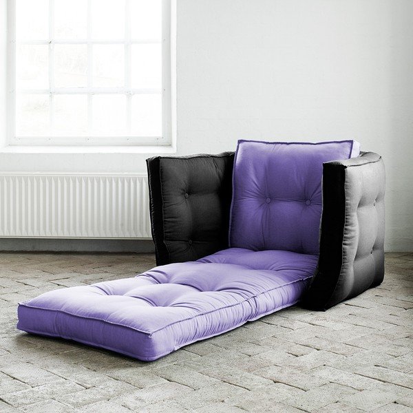 Sulankstomas fotelis "Karup Dice Violet/Grey-image-1