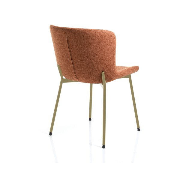 Oranžinės spalvos valgomojo kėdės 2 vnt. Snug – Tomasucci-image-3