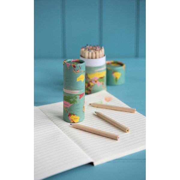 12 Rex London pasaulio žemėlapio kreidelių rinkinys-image-1