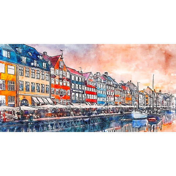 Paveikslas 80x40 cm Copenhagen – Fedkolor