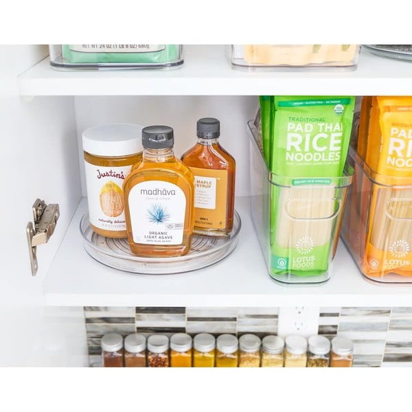 Pasukamas iš plastiko prieskonių indų organizatorius ø 23 cm Linus – iDesign-image-1