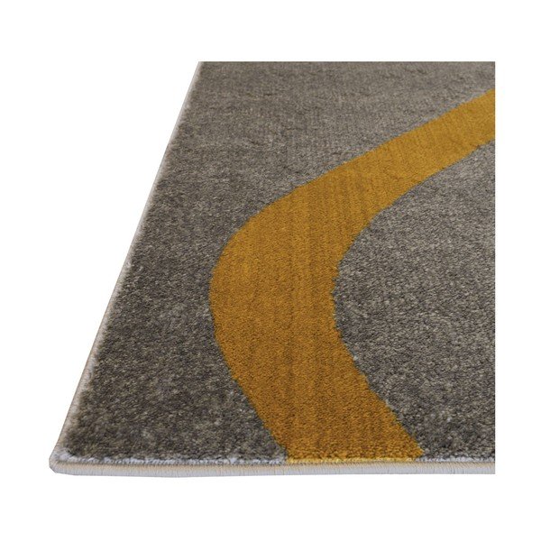 Pilka kiliminė danga Webtappeti Swirl Yellow, 120 x 160 cm-image-1