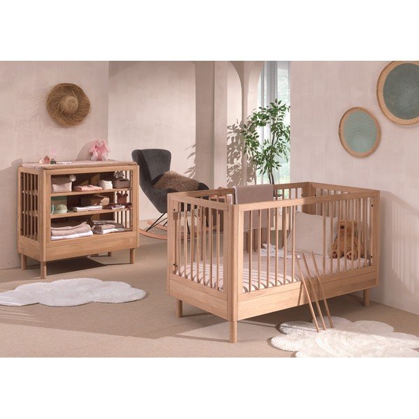 Iš ąžuolo masyvo vaikiškų baldų komplektas 2 vnt. Forrest – Vipack-image-1