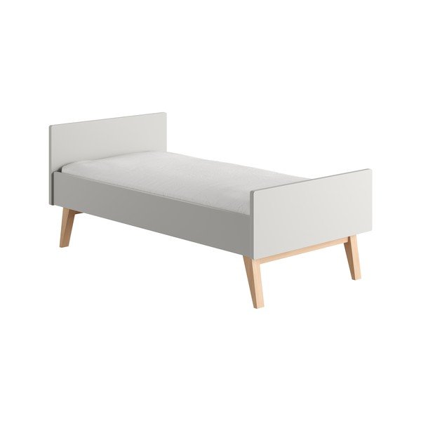 Vaikiška lovelė pilkos spalvos 70x140 cm Swing – Pinio-image-4