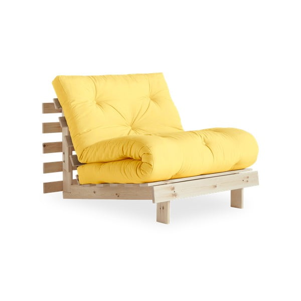 Sulankstomas fotelis Karup Design Roots Raw/Yellow