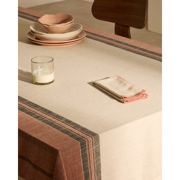 Iš lino mišinio staltiesė 170x250 cm Veliat – Kave Home-image-3