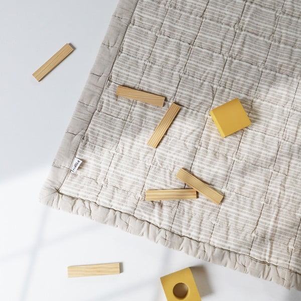 Kreminis kūdikių žaidimų kilimėlis Anna - Nattiot-image-1