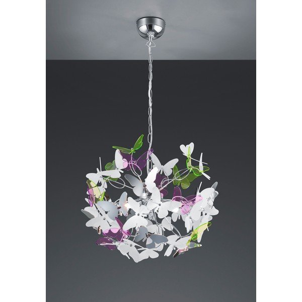 Vaikiškas pakabinamas šviestuvas ø 50 cm su plastikiniu gaubtu Butterfly – Reality-image-3