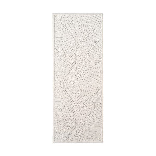 Kreminės spalvos lauko kilimas 80x250 cm Nova 1203 – Ayyildiz Carpets