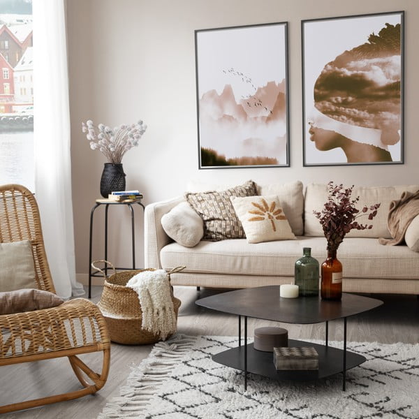 Šviesus krepšys iš jūržolės Compactor, ⌀ 36 cm-image-3