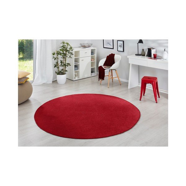 Raudonas kilimas "Hanse Home Fancy", Ø 133 cm-image-1