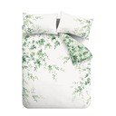 Baltos spalvos/žalios spalvos iš medvilnės dvigulė/itin ilga patalynė 230x220 cm Scenic Leaves – RHS
