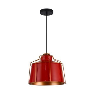 Kabantis šviestuvas raudonos spalvos ø 32 cm su metaliniu gaubtu Goa – GTV