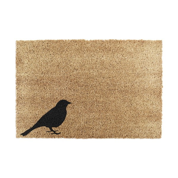 Iš kokoso pluošto grindų kilimėlis 40x60 cm Bird – Artsy Doormats