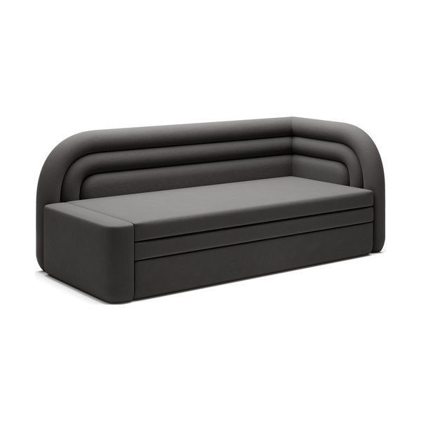 Taupe spalvos iš velveto sulankstoma/su sandėliavimo vieta sofa su dešiniuoju kampu 223 cm Fabillo – ELTAP-image-2
