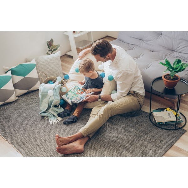 Turkio spalvos baterijomis maitinama lempučių girlianda su LED lemputėmis LUKKA, 30 lempučių-image-1