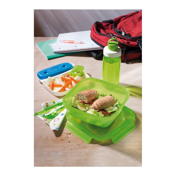 Snips Ice Box pietų dėžutės rinkinys su stalo įrankiais ir vandens buteliu