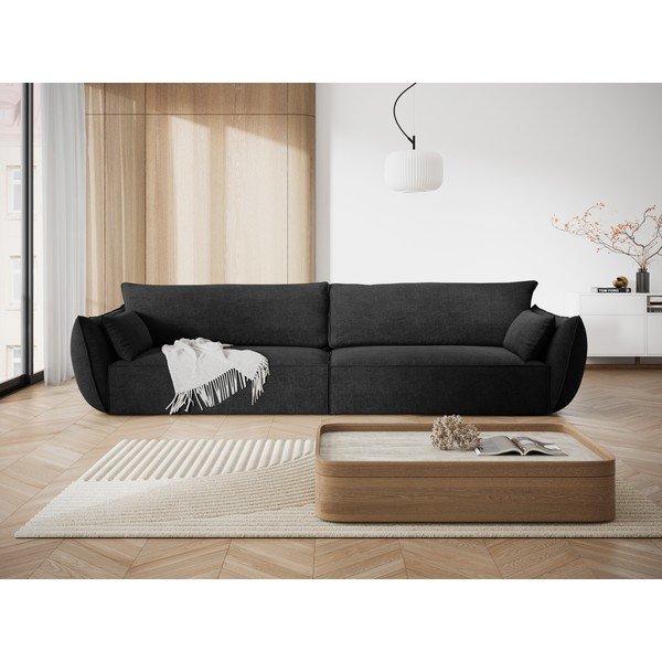 Tamsiai pilka sofa 248 cm Vanda - Mazzini Sofas-image-1