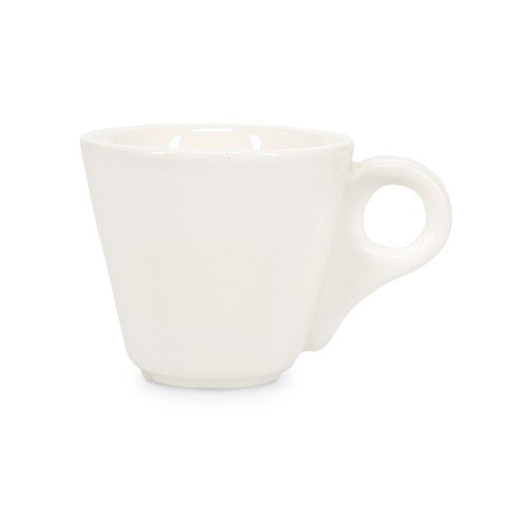 Baltos spalvos iš porceliano puodelis espreso 80 ml Barista – BonBistro