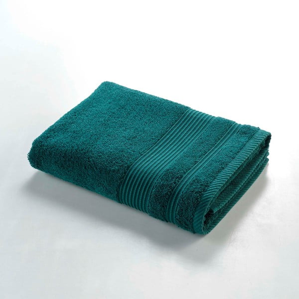 Iš frote audinio iš medvilnės vonios rankšluostis tamsiai žalios spalvos 70x130 cm Tendresse – douceur d'intérieur