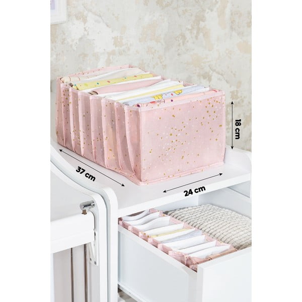 Medžiaginė vaikiška saugojimo dėžė - Mioli Decor-image-2