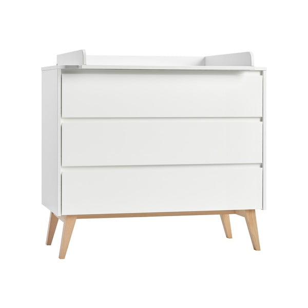 Balta vaikiška komoda Pinio Swing, 100 x 92 cm-image-2