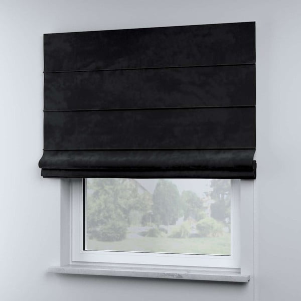 Juoda romanetė 170x160 cm Posh Velvet - Yellow Tipi-image-1